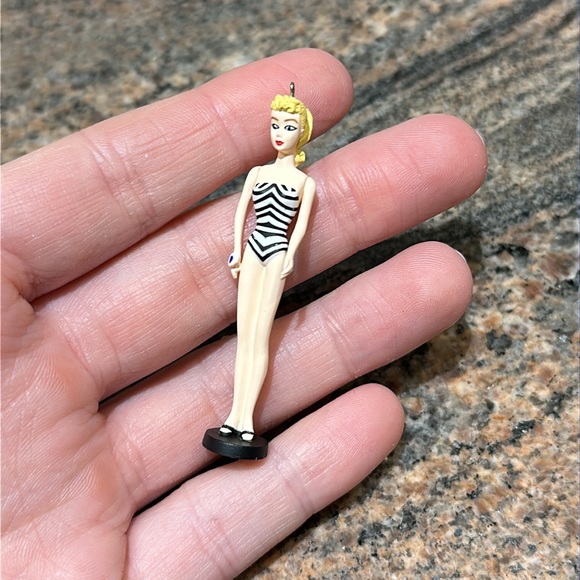 Hallmark 1999 Barbie Travel Case and Barbie Ornament - set of 2 ornaments NIB - Picture 5 of 9